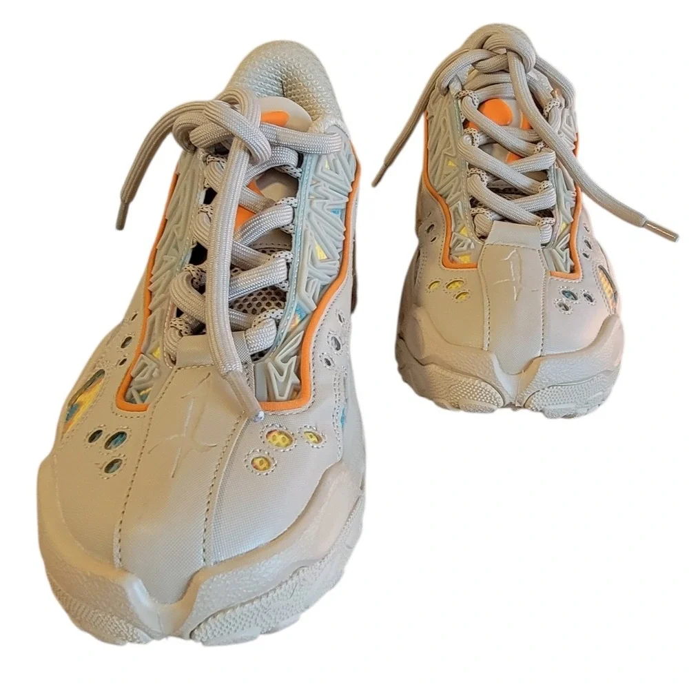 Puma MB.03 LaMelo Ball Toxic Tan Orange Multi Color BB Shoes 312165-01 Sz 12 - Picture 6 of 12
